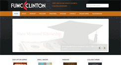 Desktop Screenshot of fumcclinton.org